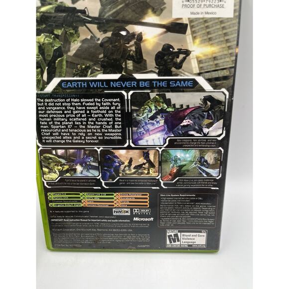 Halo 2 BLACK LABEL (Microsoft Original Xbox, 2004) CIB Complete Tested Works - Picture 5 of 10